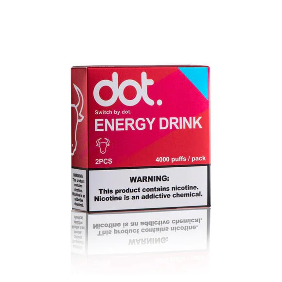美國佩特里DOT SWITCH煙彈 紅牛4000puff/pack 2pcs